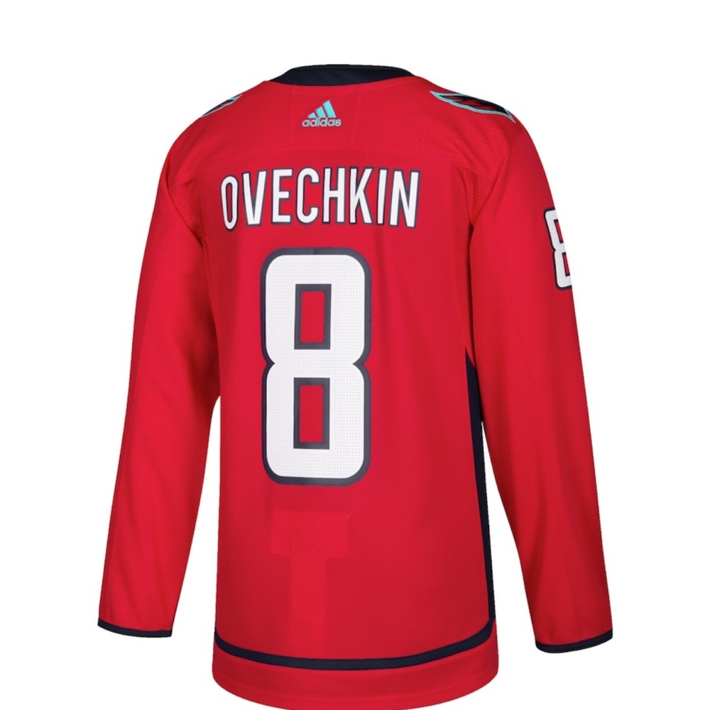 Adidas Red Ovechkin Pro Hockey Jersey